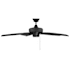 Meridian 52" 5 Blade Indoor Ceiling Fan Brushed Pewter