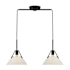 Meridian 2 Light 29" Wide Linear Chandelier Matte Black
