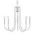 Meridian 5 Light 25" Wide Chandelier Chrome