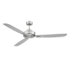 Meridian 58" 3 Blade Indoor / Outdoor Ceiling Fan with Remote Control Brushed Nickel