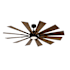 Meridian 60" 12 Blade Indoor / Outdoor LED Ceiling Fan Matte Black