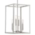 Meridian 4 Light 12" Wide Pendant Brushed Nickel