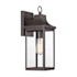 Meridian Single Light 15" Tall Outdoor Wall Sconce Oil Rubbed Bronze