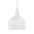 Meridian 11" Wide Pendant Bisque White