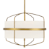 Meridian 3 Light 16" Wide Pendant Natural Brass