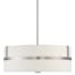 Meridian 4 Light 20" Wide Pendant Brushed Nickel