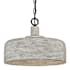 Meridian 14" Wide Pendant Weathered Gray / Black