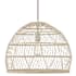Meridian 20" Wide Pendant Natural Rattan