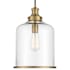 Meridian 10" Wide Pendant Natural Brass