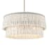 Meridian 5 Light 26" Wide Pendant Natural Brass