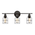 Meridian 3 Light 24" Wide Bathroom Vanity Light Oil Rubbed Bronze