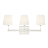 Meridian 3 Light 24" Wide Bathroom Vanity Light Polished Nickel