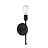 Meridian 12" Tall Wall Sconce Matte Black