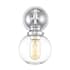 Meridian Single Light 10" Tall Wall Sconce Polished Chrome