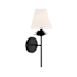 Meridian 17" Tall Wall Sconce Matte Black