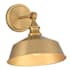 Meridian 10" Tall Wall Sconce Natural Brass