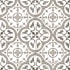 Merola Tile Ella Hill Amberes - 13" x 13" Floor and Wall Tile - Satin Visual - Sold by Pallet (624 SF/Pallet) Gray-Bone