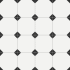 Merola Tile Chelsea - 10" x 10" Square Floor and Wall Tile - Matte Visual - Sold by Carton (10.88 SF/Carton) Black