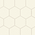 Merola Tile Textile Basic Hex - 9" x 10" Geometric Floor and Wall Tile - Satin Visual - Sold by Carton (11.5 SF/Carton) Cotton