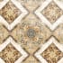 Merola Tile Touba - 18" x 18" Encaustic Floor and Wall Tile - Glossy Visual - Sold by Carton (87.6 SF/Carton) Beige