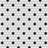 Merola Tile Metro Penny - 1" x 1" Circle Penny Floor and Wall Mosaic Tile - Textured Tile Visual - Sold by Carton (8 SF/Carton) White / Black Dot