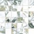 Merola Tile Touche 2 Square - 12" x 12" Square Floor and Wall Tile - Satin Visual - Sold by Piece Jade