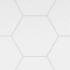 Merola Tile Apini - 9" x 11" Hexagon Floor and Wall Tile - Matte, Textured Visual - Sold by Carton (7.14 SF/Carton) White