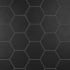 Merola Tile Hexatile - 7" x 8" Hexagon Floor and Wall Tile - Textured Visual - Sold by Carton (7.5 SF/Carton) Nero