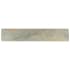 Merola Tile Ardesia 18" x 3" Textured Porcelain Thin-Set Tile Bullnose -Sold by Piece (1.46 LF/Piece) Gris