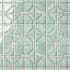 Merola Tile Hudson Moonbeam - 12" x 12" Encaustic Floor and Wall Tile - Satin Visual - Sold by Carton (10.1 SF/Carton) Green