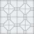 Merola Tile Hudson Moonbeam - 12" x 12" Specialty Geometric Floor and Wall Mosaic Tile - Glossy Porcelain Visual - Sold by Carton (10.1 SF/Carton) White