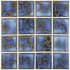 Merola Tile Channel - 3" x 3" Square Floor and Wall Mosaic Tile - Glossy Porcelain Visual - Sold by Carton (10.6 SF/Carton) Azure