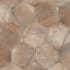 Merola Tile Boston Ferro - 14" x 16" Hexagon Floor and Wall Tile - Textured Visual - Sold by Carton (11.07 SF/Carton) Crema