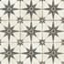 Merola Tile Kings Star Supernova - 18" x 18" Square Floor and Wall Tile - Matte Visual - Sold by Carton (11.1 SF/Carton) Nero