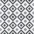 Merola Tile Brixton - 18" x 18" Square Floor and Wall Tile - Matte Visual - Sold by Carton (13.14 SF/Carton) White/Black