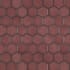 Merola Tile Tribeca - 2" x 2" Hexagon Geometric Floor and Wall Mosaic Tile - Matte Tile Visual - Sold by Carton (10 SF/Carton) Glossy Rusty Red