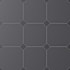 Merola Tile Vaudeville Octagon - 8" x 8" Geometric Floor and Wall Tile - Matte Visual - Sold by Carton (10.75 SF/Carton) Antracita