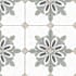 Merola Tile Riviera Octagon - 8" x 8" Mosaic Floor and Wall Tile - Matte Visual - Sold by Carton (11.25 SF/Carton) Antibes Verde with Taco Beige