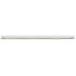 Merola Tile Rugoso 8" Matte Ceramic Thin-Set Tile Pencil Rail - Sold by Piece (0.66 LF/Piece) Blanco Brillo