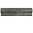 Merola Tile Costa 8" x 2" Matte Ceramic Thin-Set Tile Pencil Rail - Sold by Piece (0.66 LF/Piece) Grafito