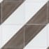 Merola Tile Triangle Rustique - 6" x 6" Square Wall Tile - Glossy Visual - Sold by Carton (7.5 SF/Carton) Brown