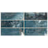 Merola Tile Kings - 8" x 16" Rectangle Wall Tile - Polished Visual - Sold by Carton (10.56 SF/Carton) Blue