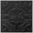 Merola Tile Triplex - 8" x 8" Square Wall Tile - Glossy Visual - Sold by Carton (10.5 SF/Carton) Black