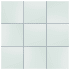 Merola Tile Triplex - 8" x 8" Square Wall Tile - Glossy Visual - Sold by Carton (10.5 SF/Carton) White