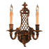 Metropolitan 2 Light 16" Width Candle-Style Double Wall Sconce from the Metropolitan Collection Oxide Brass