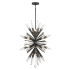 Metropolitan Elsa 12 Light 26" Wide Crystal Pendant Midnight Graphite