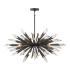 Metropolitan Elsa 12 Light 42" Wide Crystal Pendant Midnight Graphite