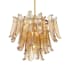 Metropolitan Regent 9 Light 23" Wide Chandelier Legacy Brass / Amber
