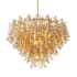 Metropolitan Regent 17 Light 37" Wide Chandelier Legacy Brass / Amber