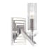 Metropolitan 1 Light Uplight Wall Sconce from the Fusano Collection Polished Nickel